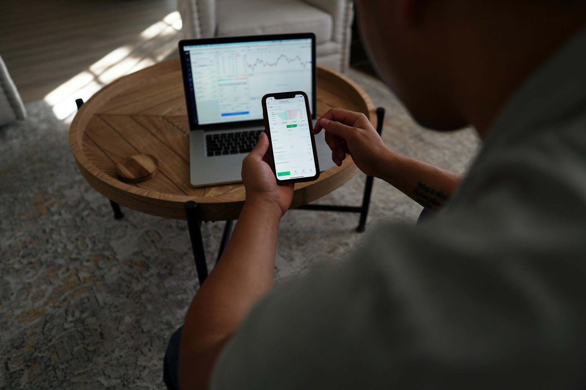 person holding black tablet computer